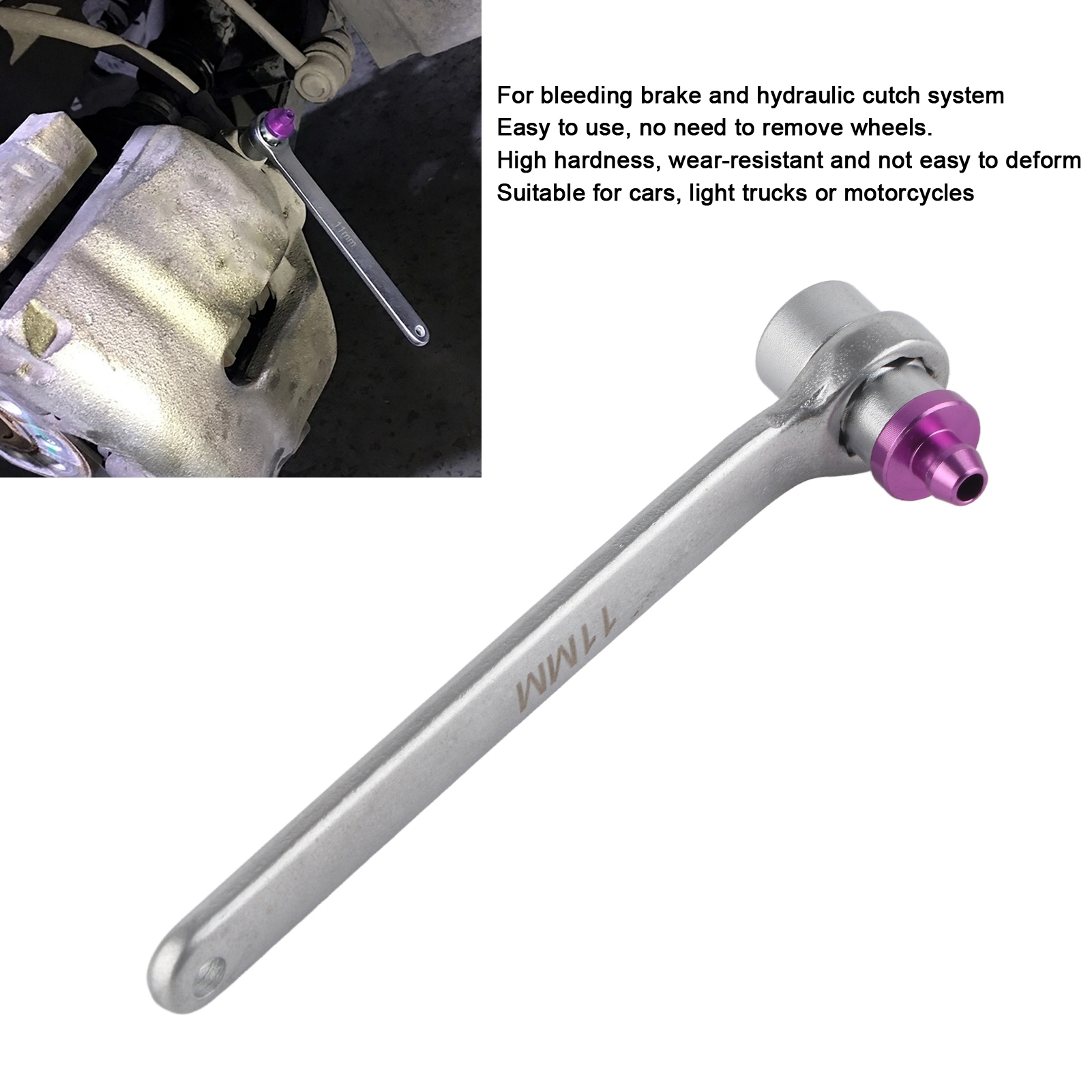 Motorcycle Gear Oil - Brake System Bleeding Tool 11mm Brake