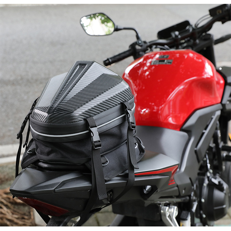 Motorcycle Gear Warehouse - Waterproof Motorcycle Tail Bag, Large Rear