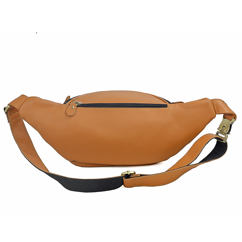 Men Genuine Leather Waist Pack - Motorcycle Gear Backpack recension och pris
