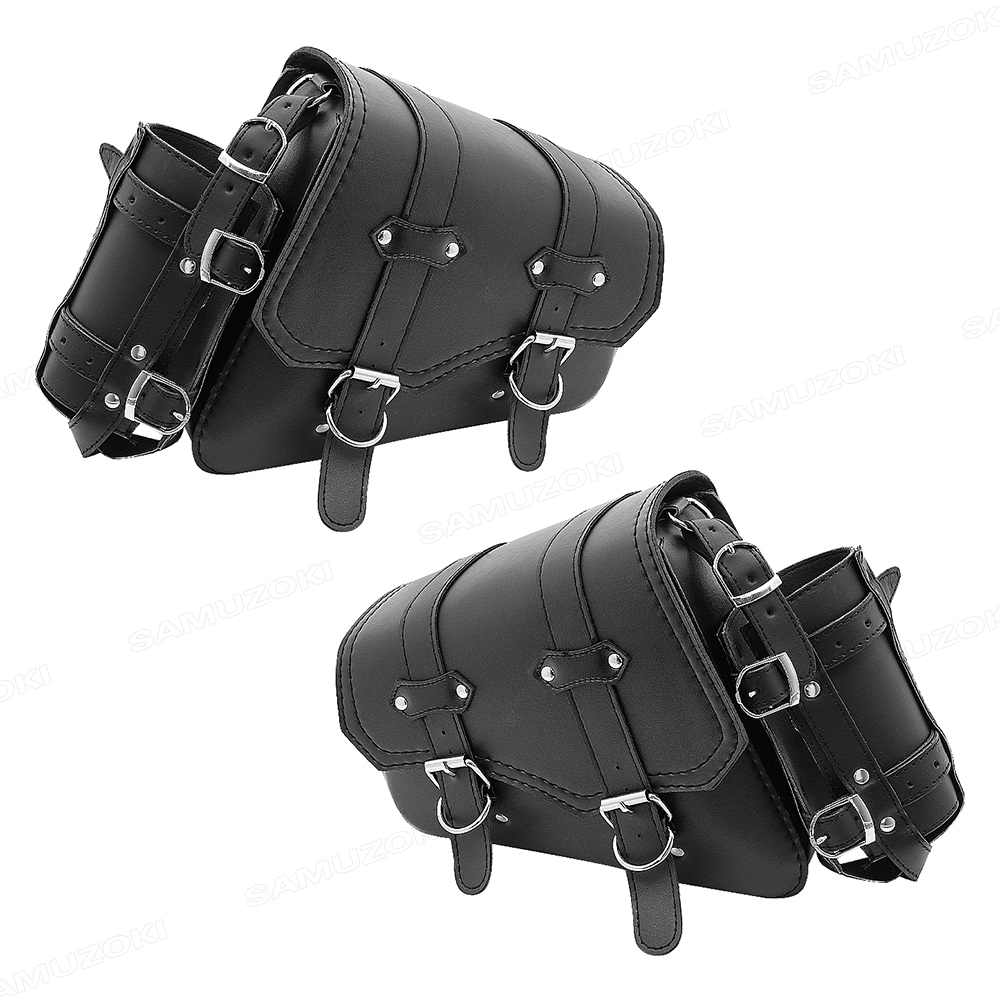 Motorcycle PU Leather Side Sad - Motorcycle Gear Backpack recension och pris