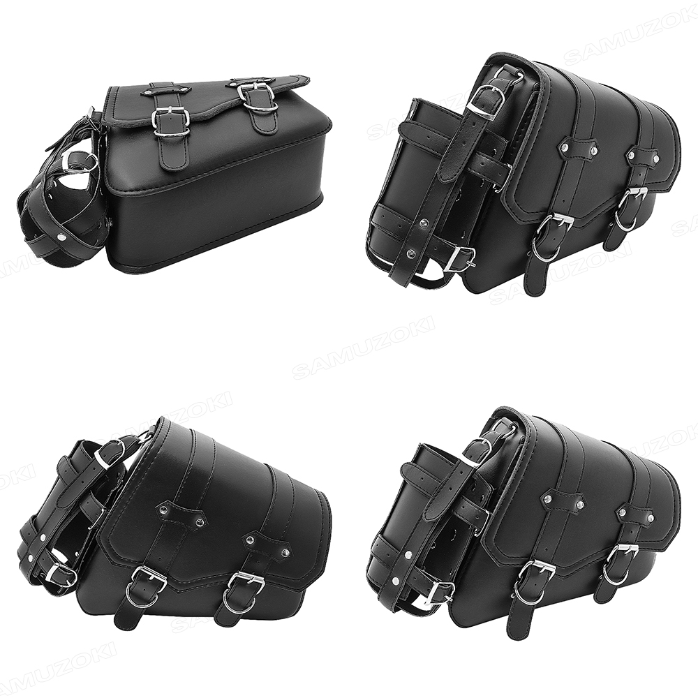 Motorcycle PU Leather Side Sad - Motorcycle Gear Backpack recension och pris