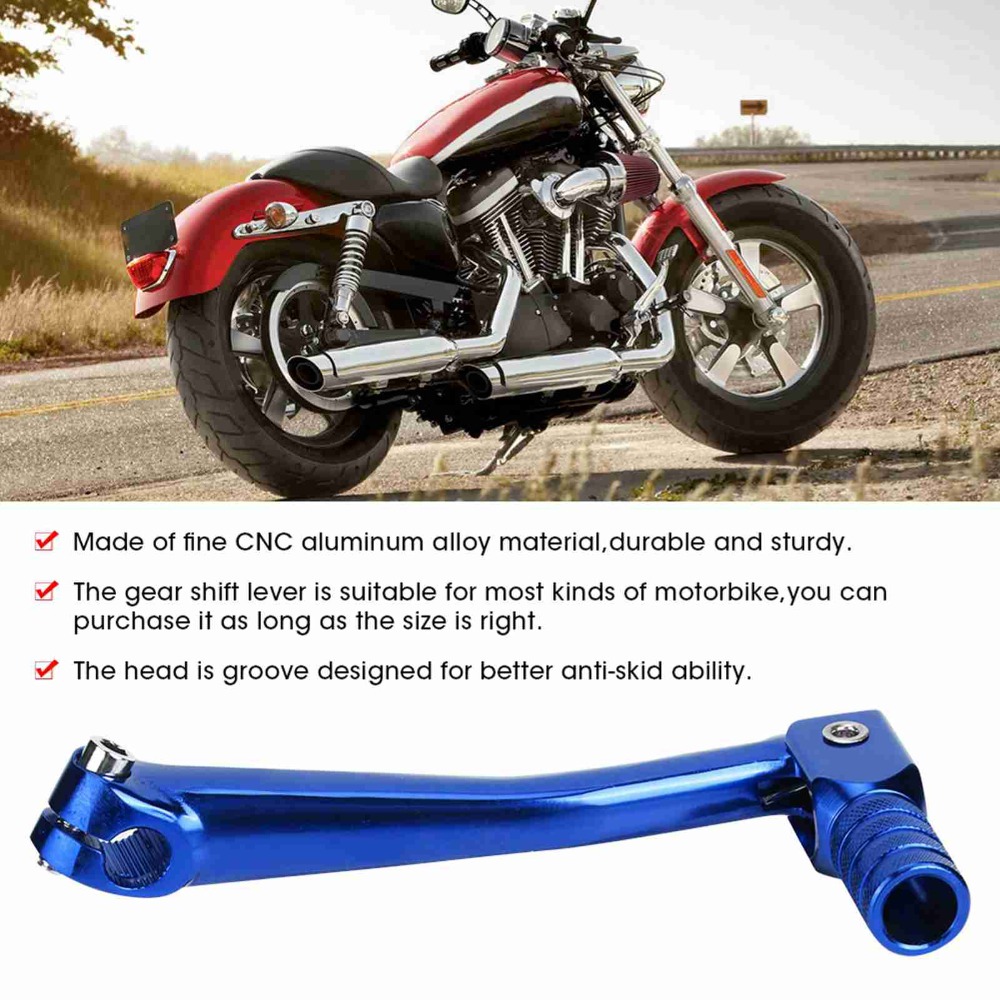 CNC Aluminum Alloy Gear Shift  - Motorcycle Gear Blue recension och pris