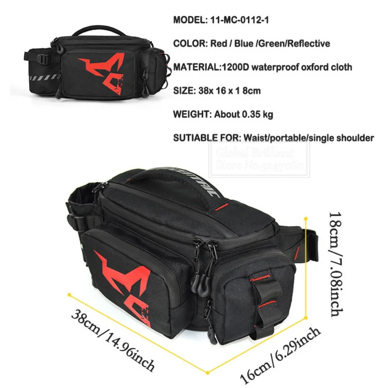 Waterproof Motorcycle Bag Mult - Motorcycle Gear Warehouse recension och pris
