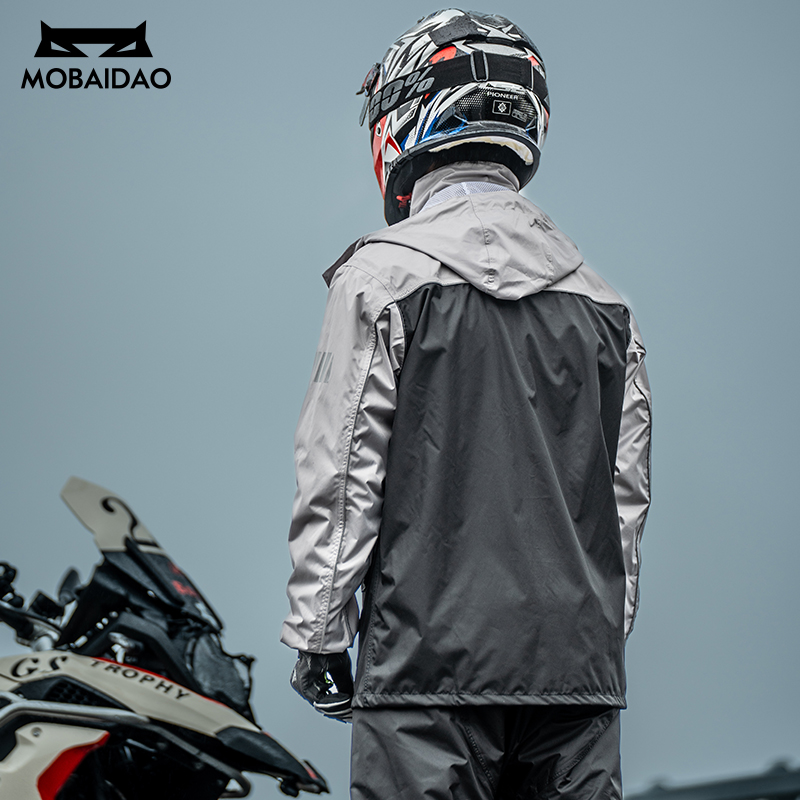 Reflective Waterproof Raincoat - Motorcycle Gear Mesh recension och pris