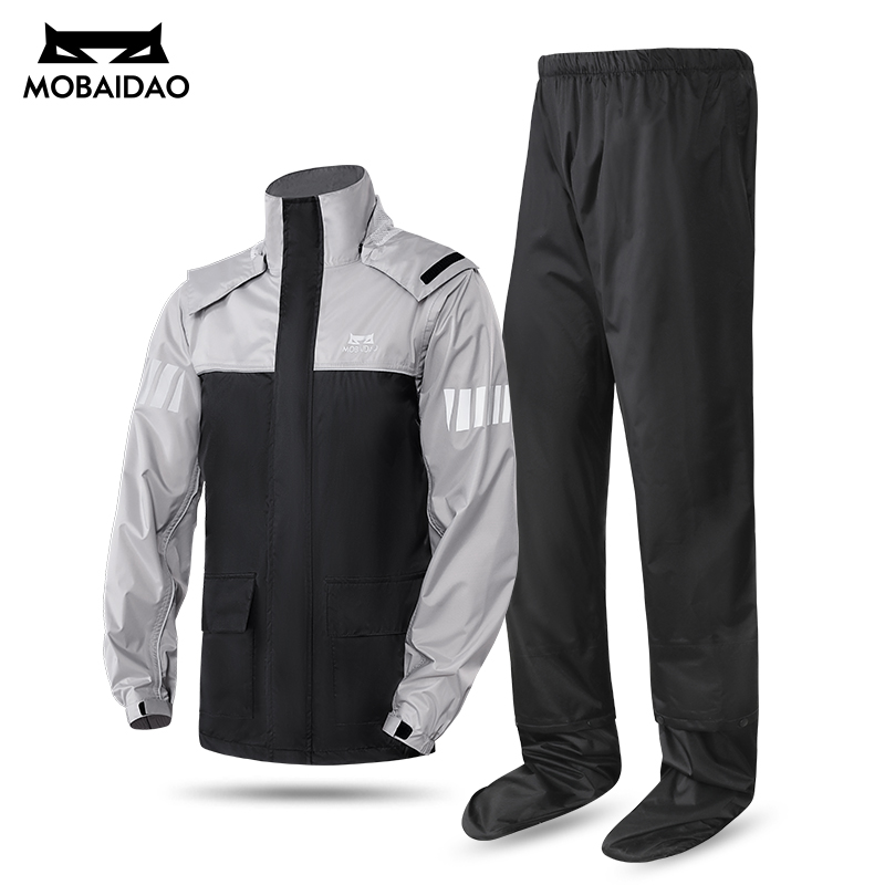 Reflective Waterproof Raincoat - Motorcycle Gear Mesh recension och pris