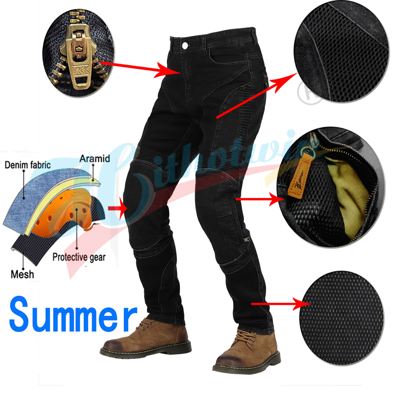 Motorcycle Pants Men Summer Me - Motorcycle Gear Mesh recension och pris