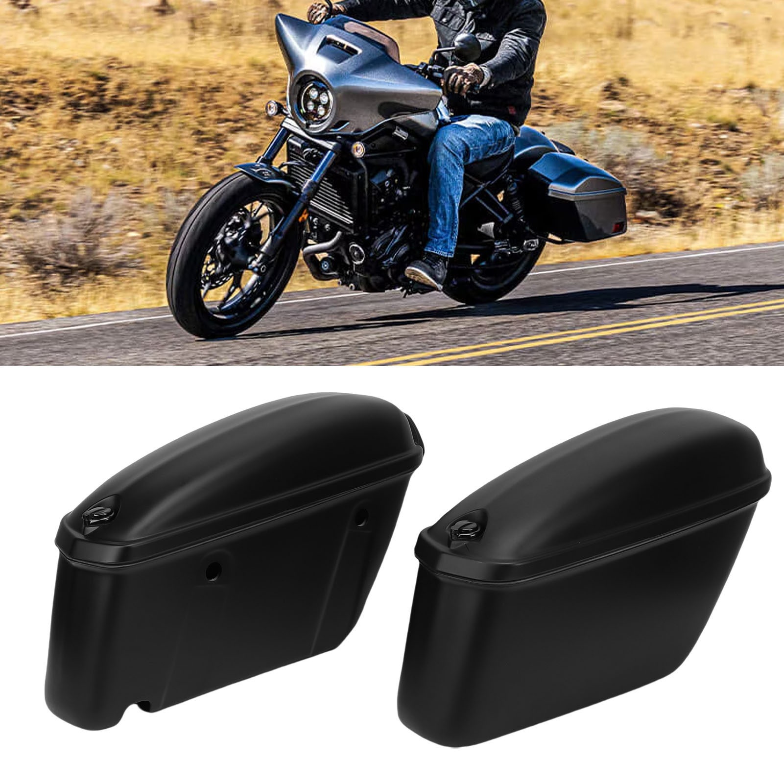 22L Motorcycle Hard Saddle Bag - Motorcycle Gear Backpack recension och pris