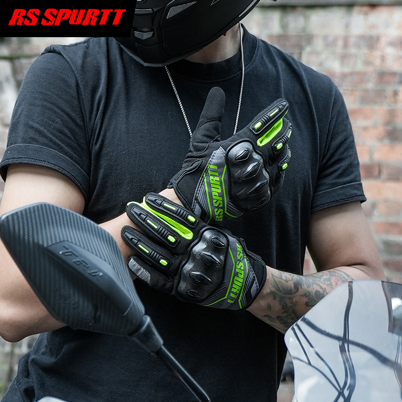RS Full Finger Motorcycle Glov - Motorcycle Gear Mesh recension och pris